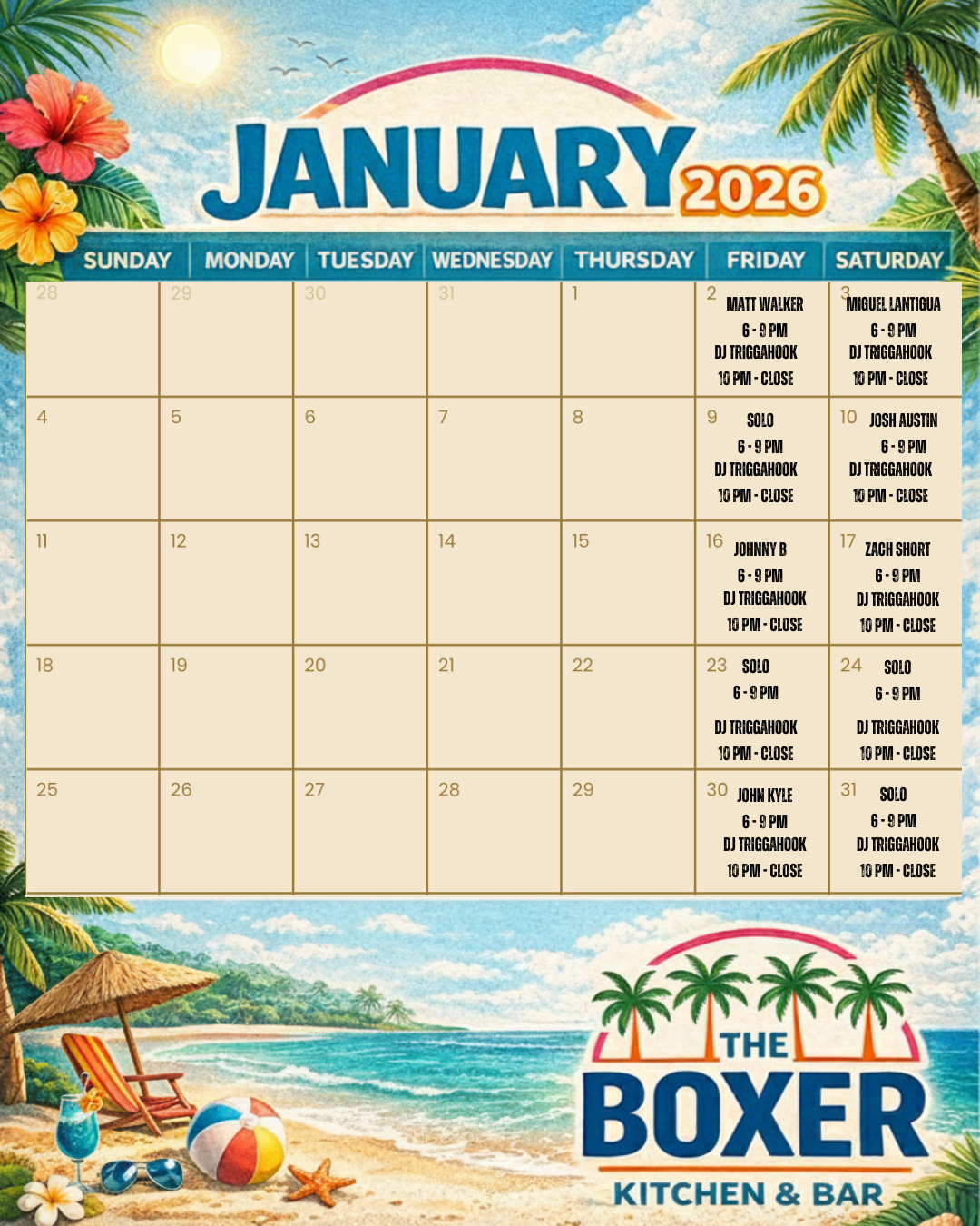 Coronado Events Calendar